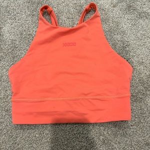 Lululemon Size 2 Raspberry Cream Energy High-neck Long Line Sports Bra
